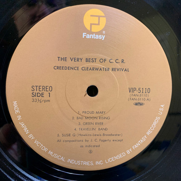 Creedence Clearwater Revival - The Very Best Of CCR (Vinyl, LP, Compilation, Stereo) Very Good Plus (VG+) / Very Good Plus (VG+)