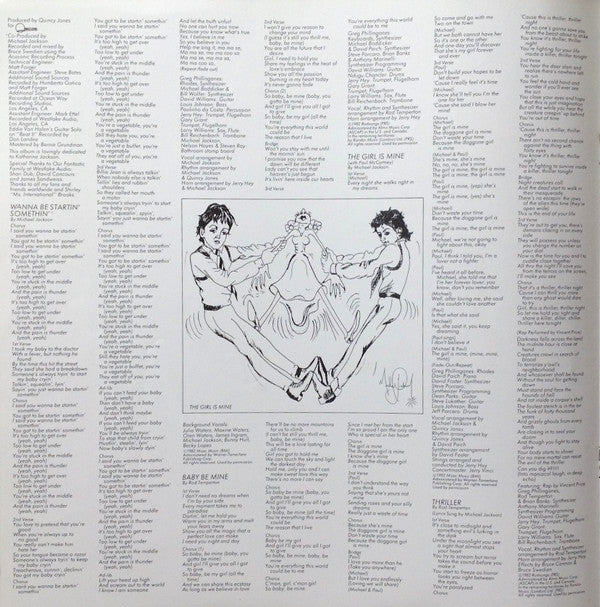 Michael Jackson - Thriller = スリラー (Vinyl, LP, Album, Repress, Stereo)