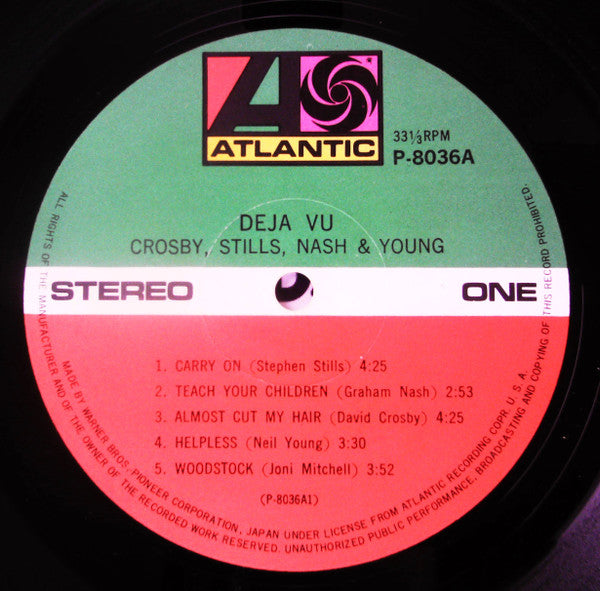 Crosby, Stills, Nash & Young - Déjà Vu (Vinyl, LP, Album, Reissue)