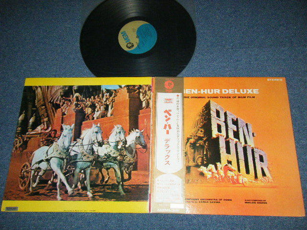 Miklós Rózsa - Ben-Hur Deluxe (Vinyl, LP, Album, Reissue, Stereo) Very Good Plus (VG+) / Very Good (VG)