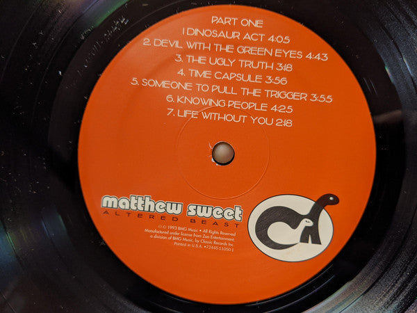 Matthew Sweet - Altered Beast (Vinyl, LP, Album) Very Good (VG) / Very Good (VG)