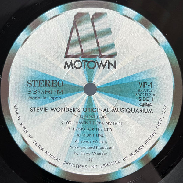 Stevie Wonder - Stevie Wonder's Original Musiquarium I = ミュージックエイリアム (2xVinyl, LP, Compilation, Stereo) Very Good Plus (VG+) / Very Good Plus (VG+)