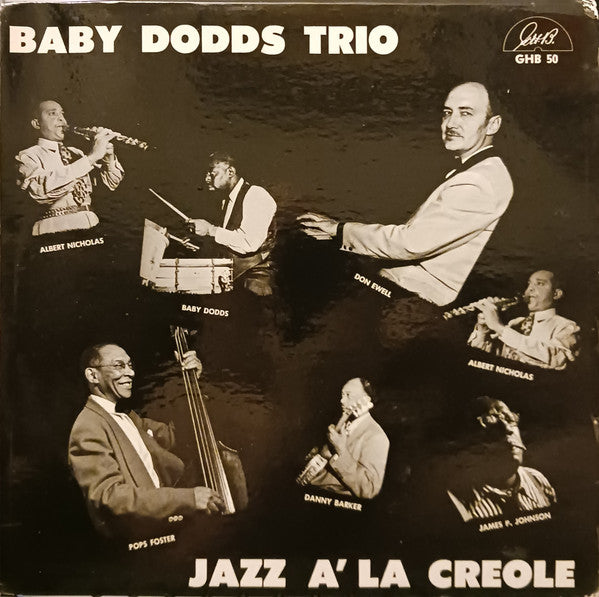 Baby Dodds Trio - Baby Dodds Trio / Jazz À La Creole (Vinyl, LP, Album, Compilation, Misprint) Very Good (VG) / Very Good Plus (VG+)