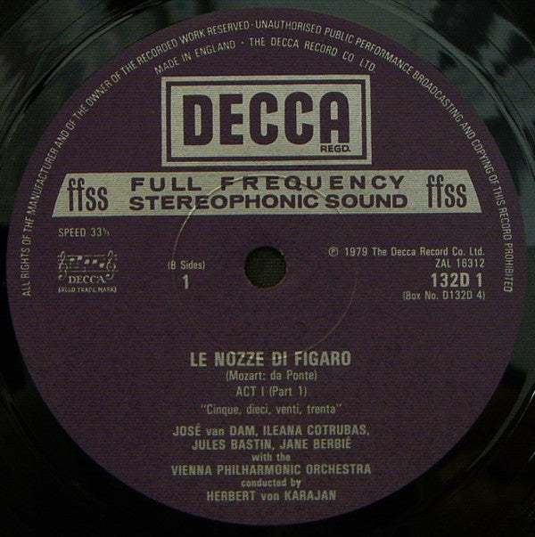 Wolfgang Amadeus Mozart - Le Nozze Di Figaro (Vinyl, Box Set, LP, A...