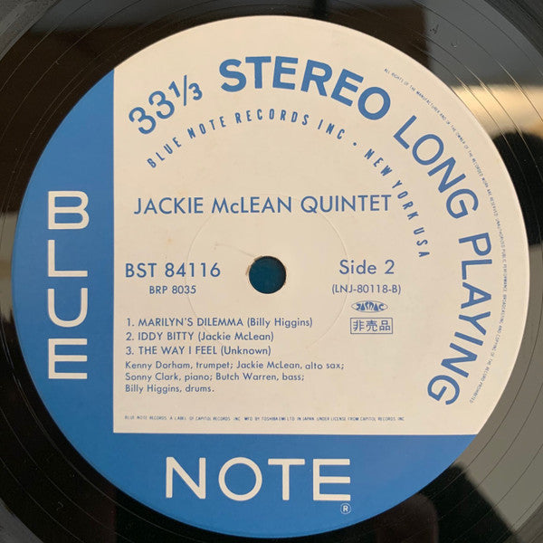 Jackie McLean Quintet - The Jackie McLean Quintet (Vinyl, LP, Album...