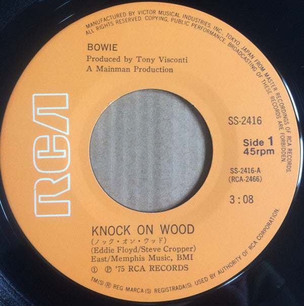 David Bowie - Knock On Wood (Vinyl, 7", 45 RPM, Single) Very Good Plus (VG+) / Very Good Plus (VG+)