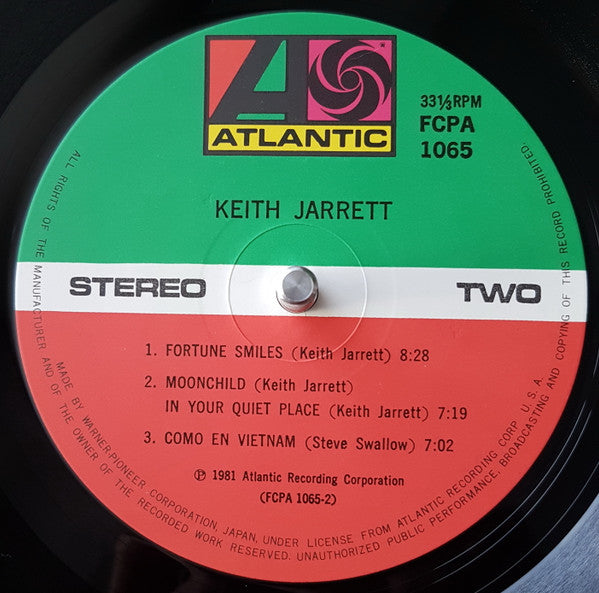 Keith Jarrett - Keith Jarrett (Vinyl, LP, Compilation, Club Edition, Stereo) Near Mint (NM or M-) / Very Good Plus (VG+)