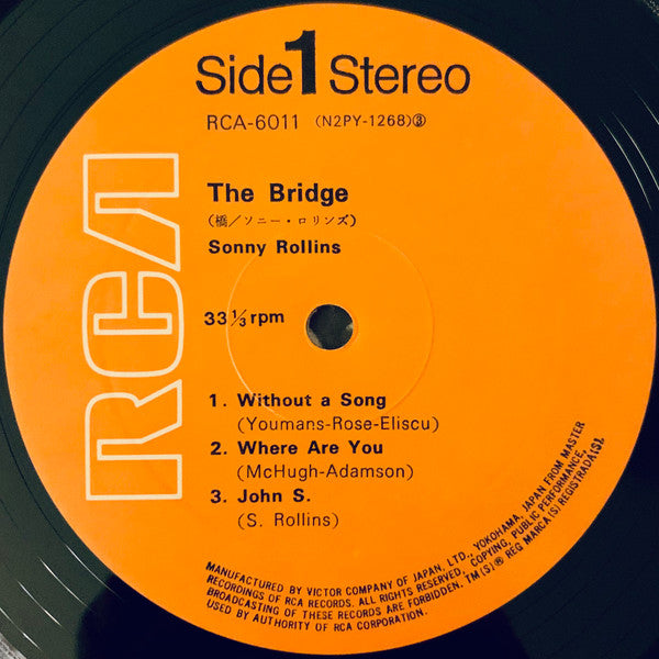 Sonny Rollins - The Bridge (Vinyl, LP, Album, Reissue, Stereo)