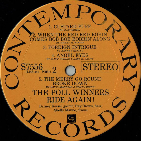 The Poll Winners - Ride Again! (Vinyl, LP, Album, Reissue, Stereo) Very Good (VG) / Very Good (VG)