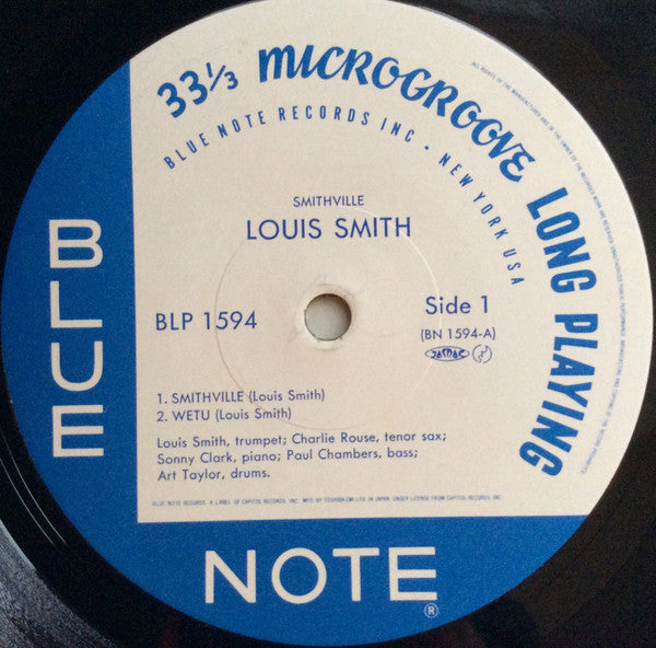 Louis Smith (2) - Smithville (Vinyl, LP, Album, Reissue, Mono)