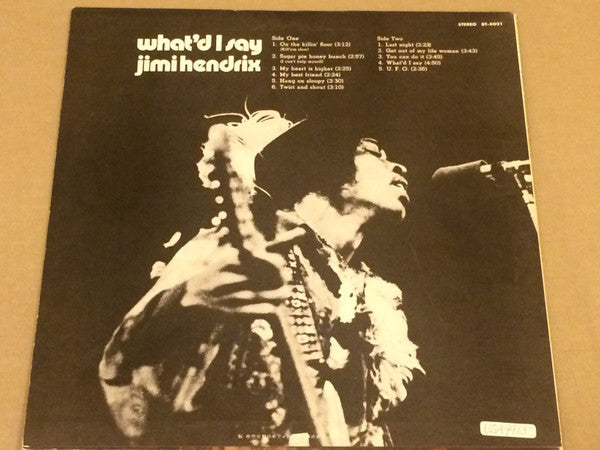 Jimi Hendrix - What'd I Say (Vinyl, LP, Album, Stereo) Very Good (VG) / Very Good (VG)
