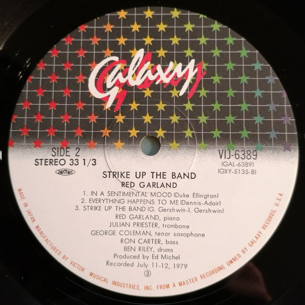 Red Garland - Strike Up The Band (Vinyl, LP, Album, Stereo)