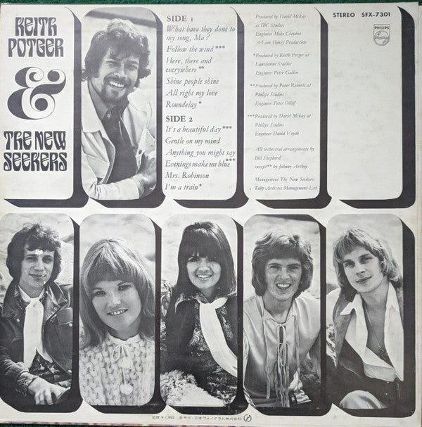Keith Potger - Keith Potger & The New Seekers (Vinyl, LP, Album, Stereo) Very Good (VG) / Very Good (VG)