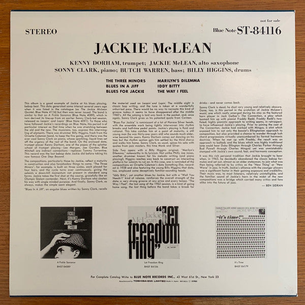 Jackie McLean Quintet - The Jackie McLean Quintet (Vinyl, LP, Album...