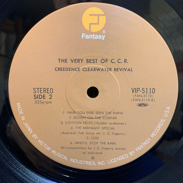 Creedence Clearwater Revival - The Very Best Of CCR (Vinyl, LP, Compilation, Stereo) Very Good Plus (VG+) / Very Good Plus (VG+)
