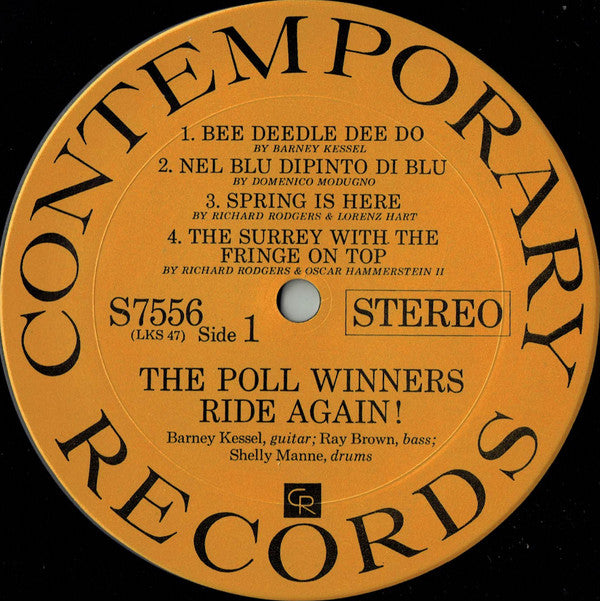 The Poll Winners - Ride Again! (Vinyl, LP, Album, Reissue, Stereo) Very Good Plus (VG+) / Very Good (VG)