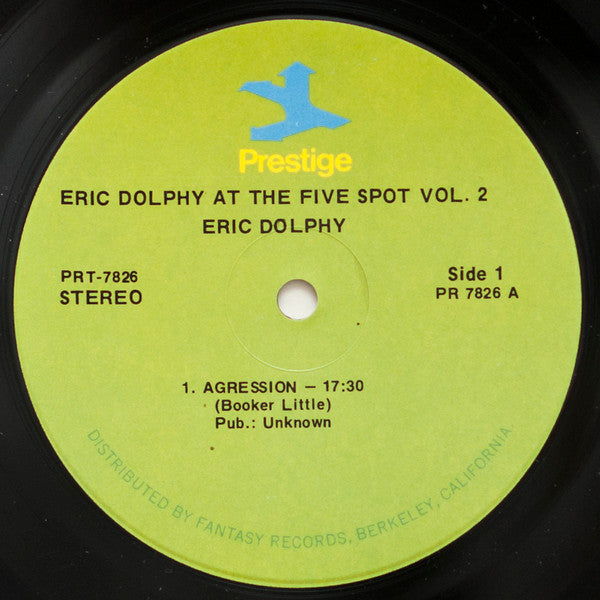 Eric Dolphy - At The Five Spot Volume 2 (Vinyl, LP, Album, Repress, Stereo) Good Plus (G+) / Good (G)