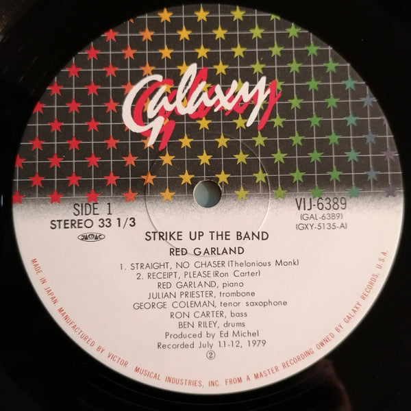 Red Garland - Strike Up The Band (Vinyl, LP, Album, Stereo)