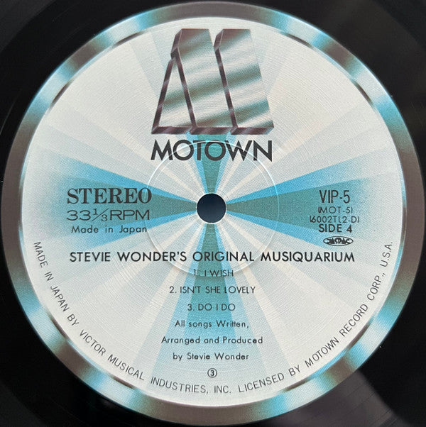 Stevie Wonder - Stevie Wonder's Original Musiquarium I = ミュージックエイリアム (2xVinyl, LP, Compilation, Stereo) Very Good Plus (VG+) / Very Good Plus (VG+)