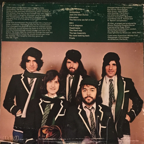 The Kinks - The Kinks Present Schoolboys In Disgrace (Vinyl, LP, Album, Reissue, Stereo) Very Good Plus (VG+) / Very Good Plus (VG+)