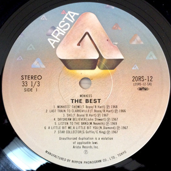 The Monkees - The Best (Vinyl, LP, Compilation) Very Good (VG) / Near Mint (NM or M-)