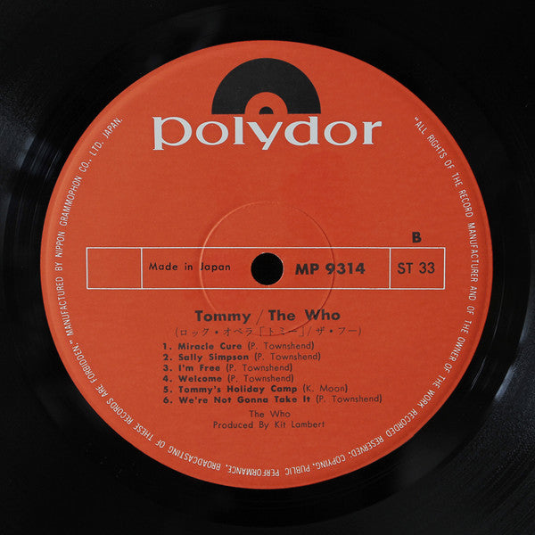 The Who - Tommy (2xVinyl, LP, Album) Very Good Plus (VG+) / Very Good Plus (VG+)
