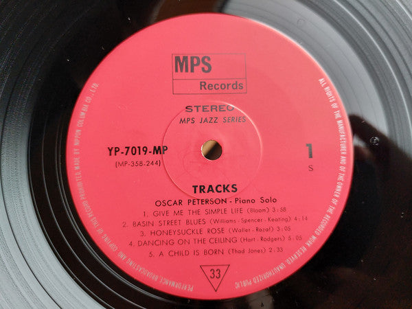 Oscar Peterson - Tracks (Vinyl, LP, Album, Stereo) Very Good (VG) / Very Good Plus (VG+)