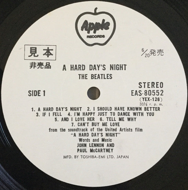 The Beatles - A Hard Day's Night (Vinyl, LP, Album, Promo, Reissue) Very Good Plus (VG+) / Very Good Plus (VG+)