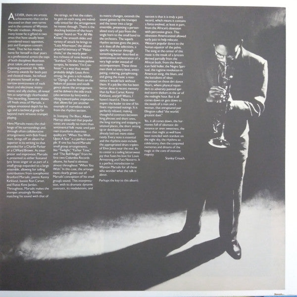 Wynton Marsalis - Hot House Flowers (Vinyl, LP, Album) Near Mint (NM or M-) / Very Good Plus (VG+)