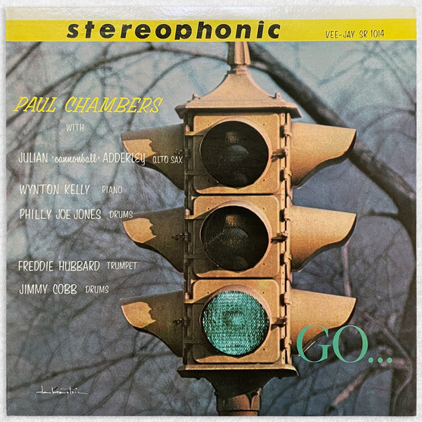 Paul Chambers (3) - Go (Vinyl, LP, Album, Repress, Stereo) Very Good Plus (VG+) / Good Plus (G+)