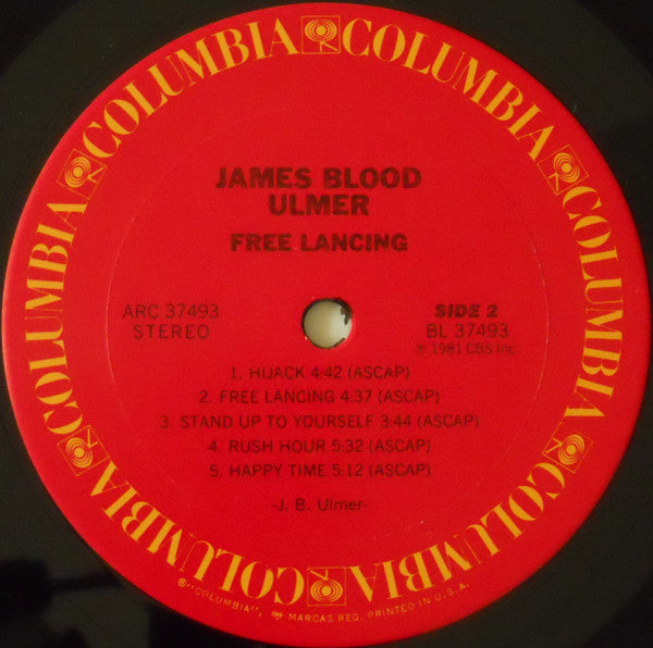 James Blood Ulmer - Free Lancing (Vinyl, LP, Album) Very Good Plus (VG+) / Very Good Plus (VG+)