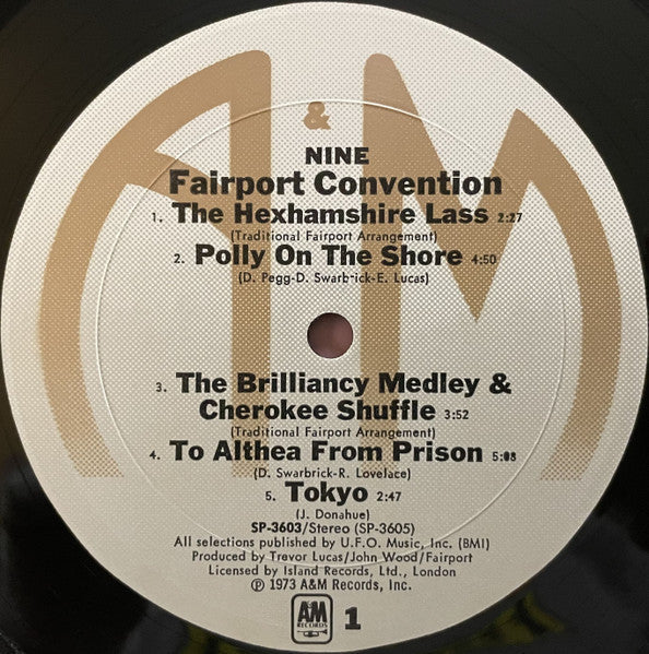 Fairport Convention - Nine (Vinyl, LP, Album, Stereo) Very Good Plus (VG+) / Very Good (VG)