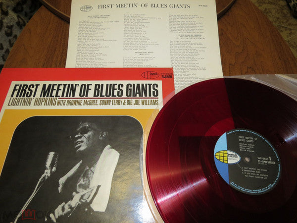 Lightnin' Hopkins - First Meetin' (Vinyl, LP, Album, Reissue, Stereo) Very Good Plus (VG+) / Very Good Plus (VG+)