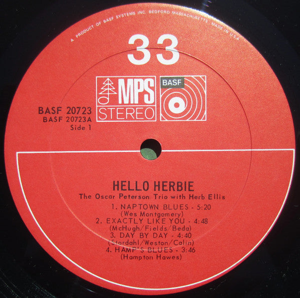 The Oscar Peterson Trio - Hello Herbie (Vinyl, LP, Album) Very Good (VG) / Very Good (VG)