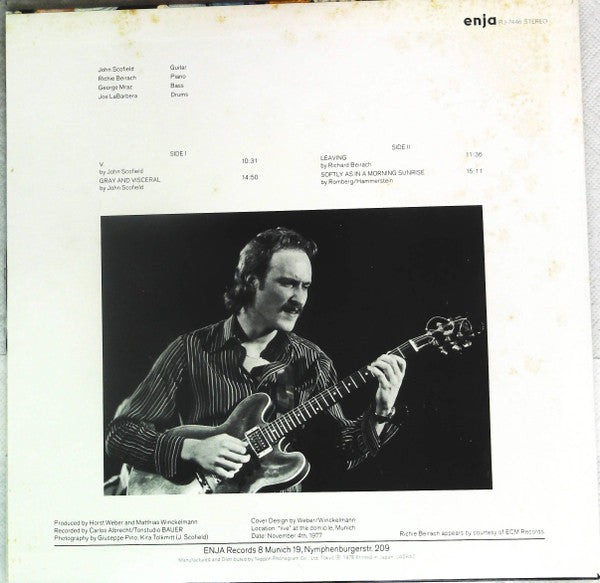 John Scofield - Live (Vinyl, LP, Album) Very Good (VG) / Very Good (VG)