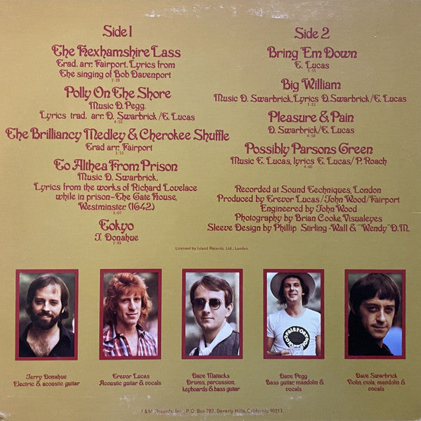 Fairport Convention - Nine (Vinyl, LP, Album, Stereo) Very Good Plus (VG+) / Very Good (VG)