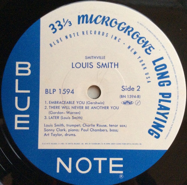 Louis Smith (2) - Smithville (Vinyl, LP, Album, Reissue, Mono)