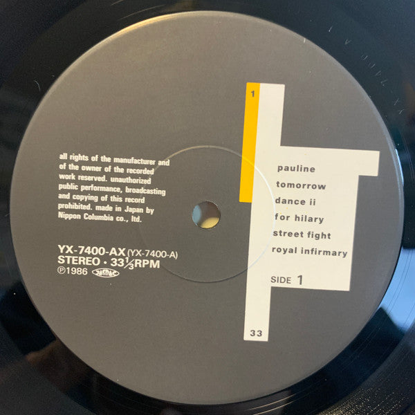 The Durutti Column - Circuses And Bread (Vinyl, LP, Album, Stereo) Near Mint (NM or M-) / Very Good Plus (VG+)
