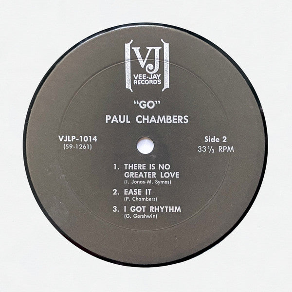 Paul Chambers (3) - Go (Vinyl, LP, Album, Repress, Stereo) Very Good Plus (VG+) / Good Plus (G+)
