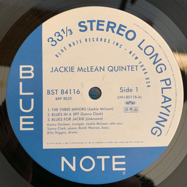 Jackie McLean Quintet - The Jackie McLean Quintet (Vinyl, LP, Album...