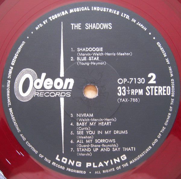 The Shadows - The Shadows (Vinyl, LP, Album, Stereo) Good Plus (G+) / Good Plus (G+)