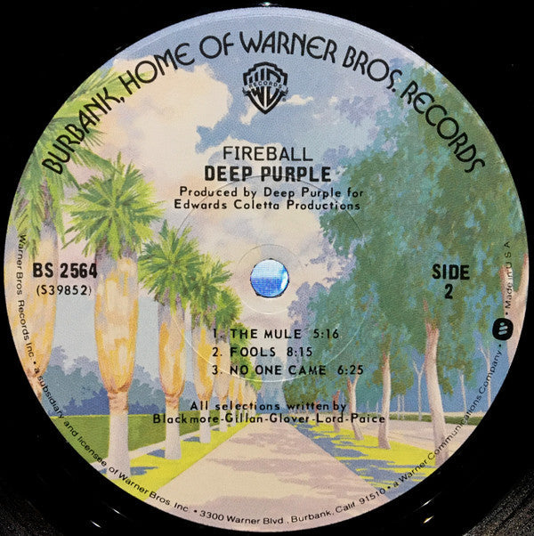Deep Purple - Fireball (Vinyl, LP, Album, Reissue) Very Good Plus (VG+) / Good Plus (G+)