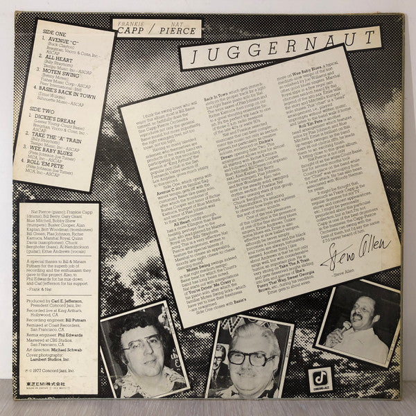 Frank Capp - Juggernaut (Vinyl, LP, Album) Very Good Plus (VG+) / Very Good Plus (VG+)