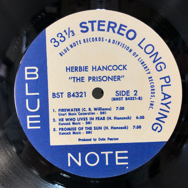 Herbie Hancock - The Prisoner (Vinyl, LP, Album, Stereo) Very Good (VG) / Fair (F)