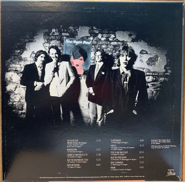 Nina Hagen Band - Nina Hagen Band (Vinyl, LP, Album, Promo, Stereo) Very Good Plus (VG+) / Good Plus (G+)