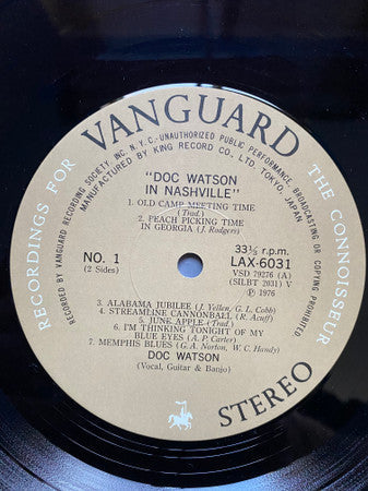 Doc Watson - Good Deal!  Doc Watson In Nashville (Vinyl, LP)