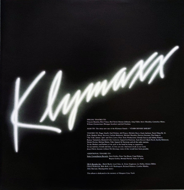 Klymaxx - Klymaxx (Vinyl, LP, Album, Promo) Very Good Plus (VG+) / Very Good (VG)