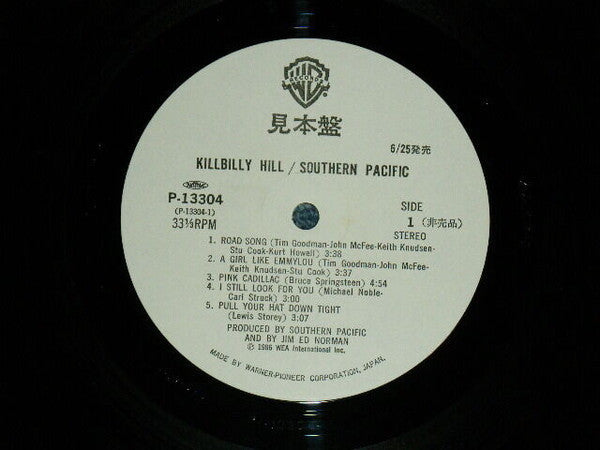 Southern Pacific - Killbilly Hill (Vinyl, LP, Album, Promo) Very Good Plus (VG+) / Very Good (VG)