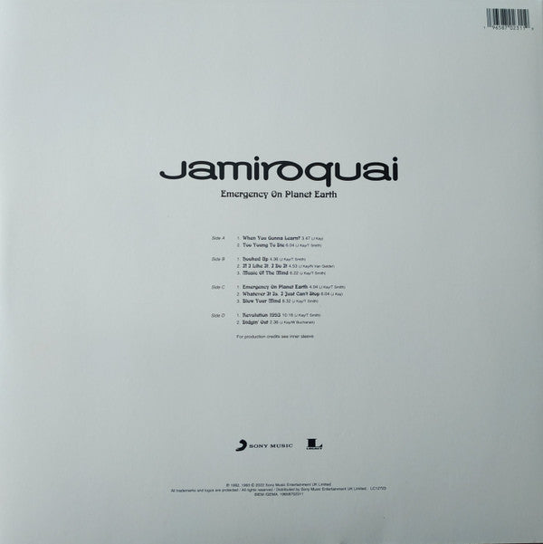 Jamiroquai - Emergency On Planet Earth (2xVinyl, LP, Album, Reissue, Special Edition) Near Mint (NM or M-) / Near Mint (NM or M-)