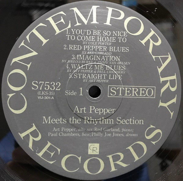 Art Pepper - Art Pepper Meets The Rhythm Section (Vinyl, LP, Album,...